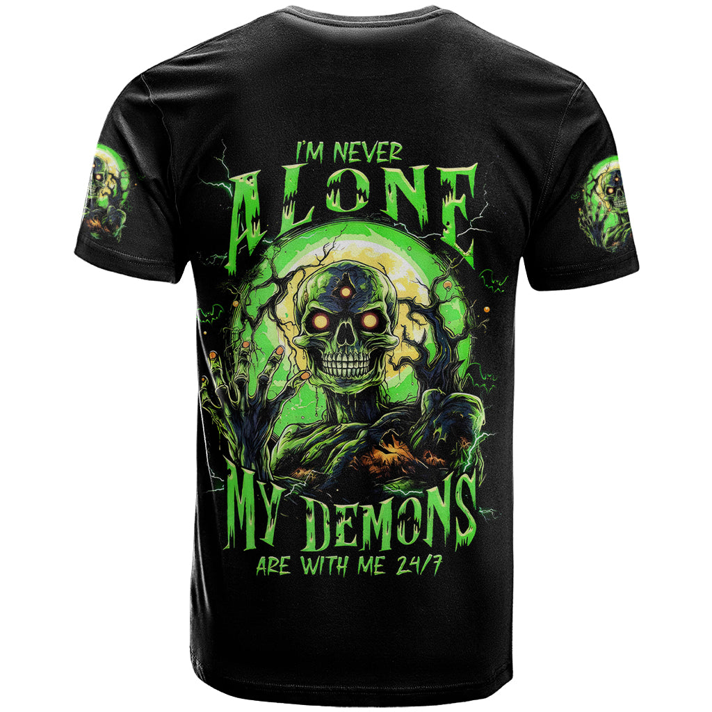 Skull Pumpkin T-Shirt I Have Three Side Quite Funny And Side You Never Want Graphic Tee