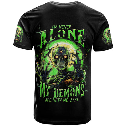 Skull Pumpkin T-Shirt I Have Three Side Quite Funny And Side You Never Want Graphic Tee