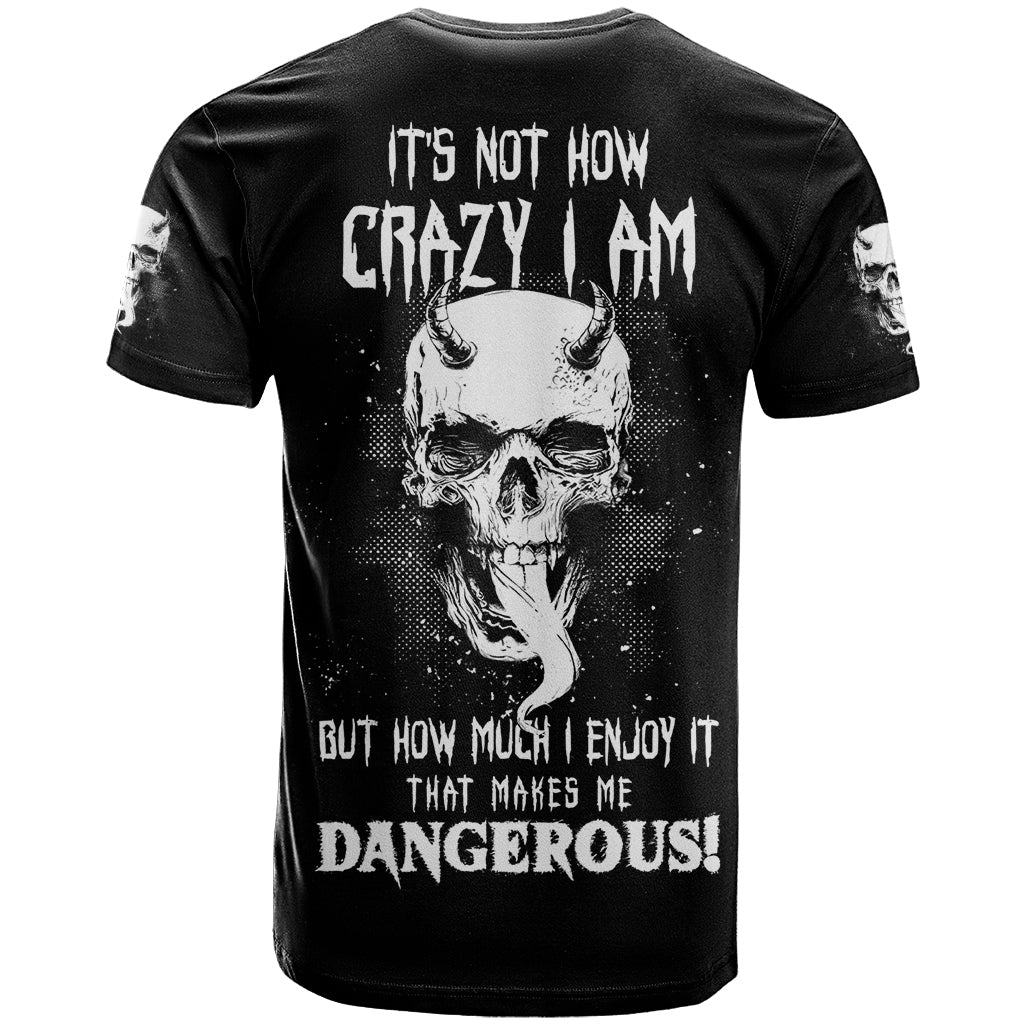 Thunder Skull T-Shirt My Demon Hide Inside My Head Graphic Tee