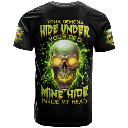 Witch Skull T-Shirt Into Darkness To Lose Our Mind And Find Our Souls Graphic Tee