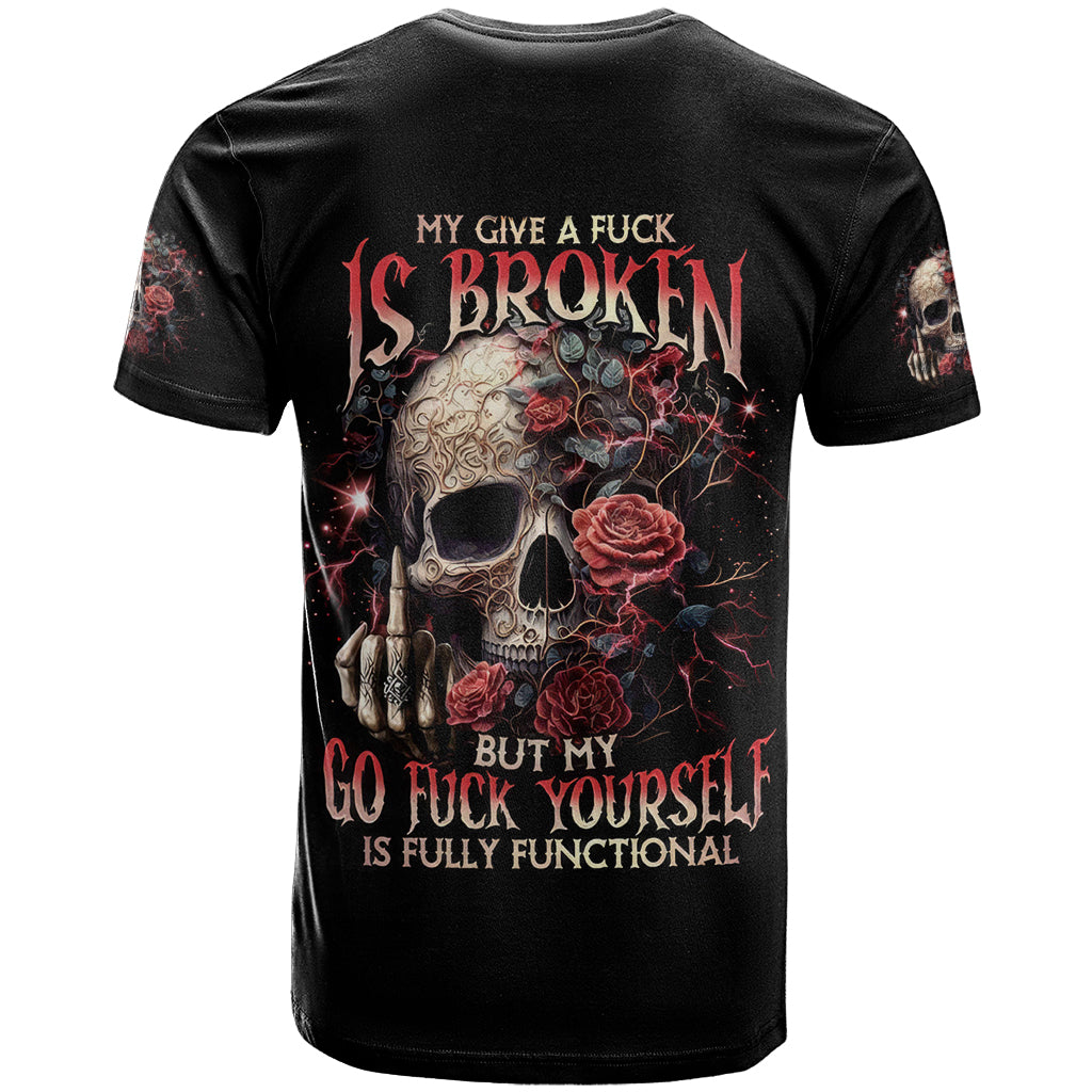Zombie Skull T-Shirt I Never Alone My Demon With Me 24/7 Graphic Tee