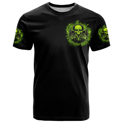 Gun Skull T-Shirt When You Come For My Gun Expect An Appropriate Response Graphic Tee