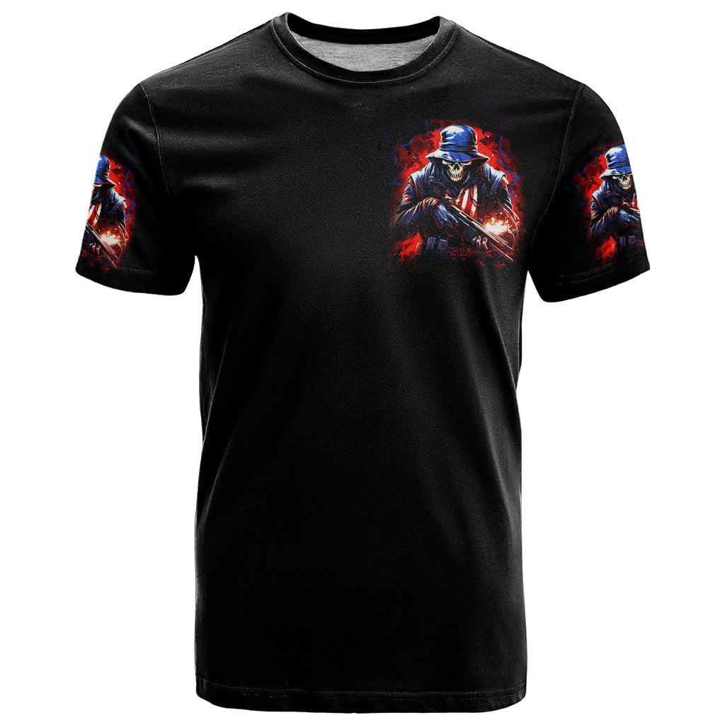 Soldier Skull T-Shirt Your First Mistake Was Thinking I Was One Of The Sheep Graphic Tee
