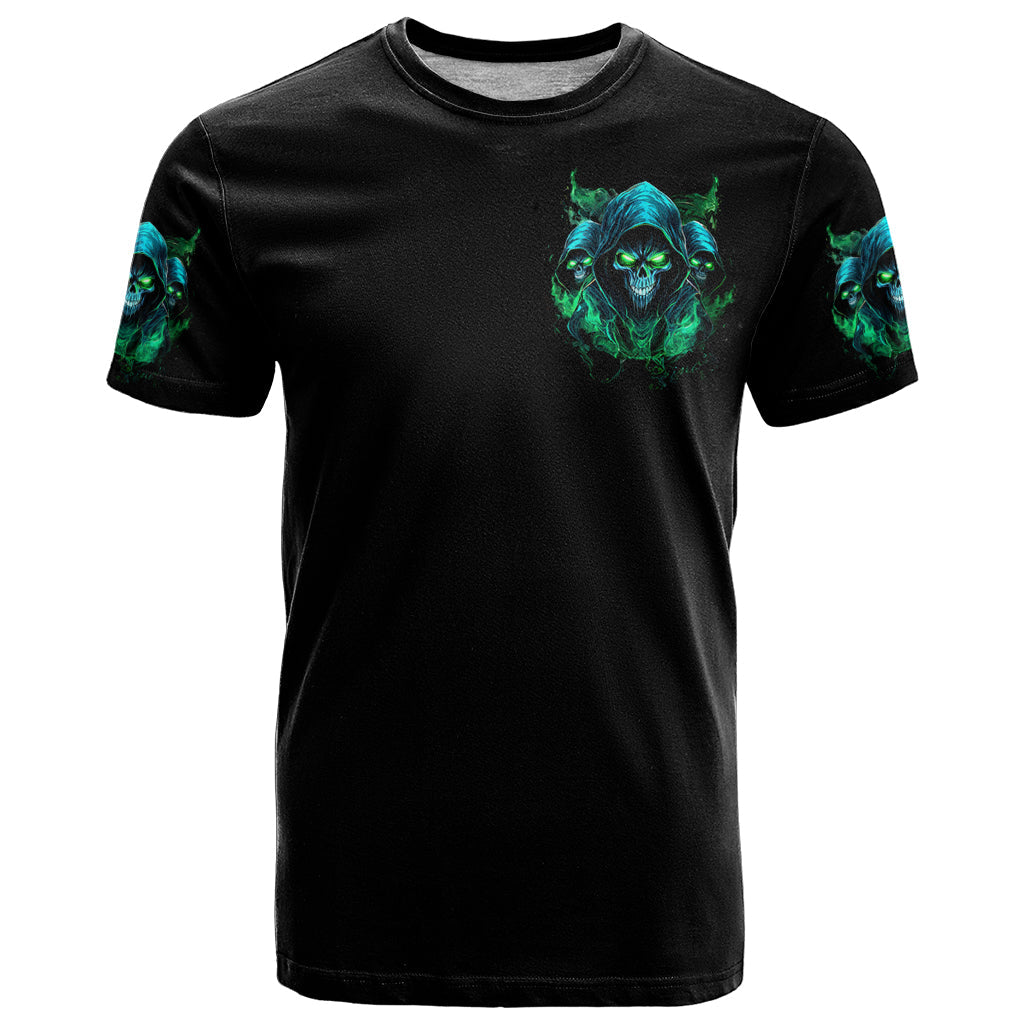 Flame Skull T-Shirt I Don't Stop When I Tired I Stop When I Fucking Done Graphic Tee