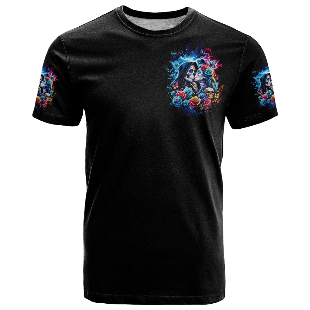 Couple Skull T-Shirt It't You And Me Against The World Baby Graphic Tee
