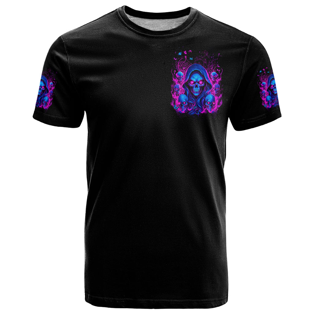 Flame Skull T-Shirt The Good Girl In Me Got Tired Of The Bullshit Graphic Tee