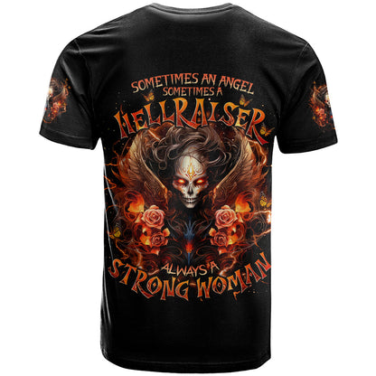 Angel Skull T-Shirt Sometimes An Angel Sometimes A Hellrasier Graphic Tee