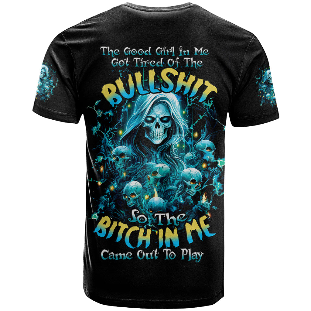 Irsh Girl Skull T-Shirt Drink Up Bitch Graphic Tee