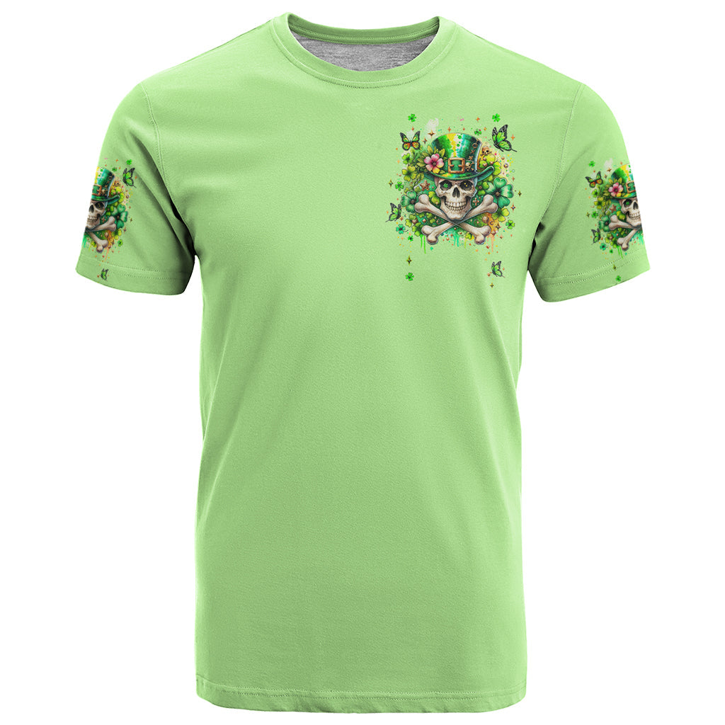 Irish Skull T-Shirt Let The Shenanigans Begin Graphic Tee