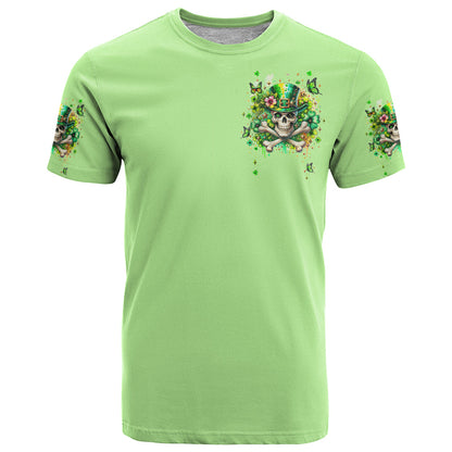 Irish Skull T-Shirt Let The Shenanigans Begin Graphic Tee