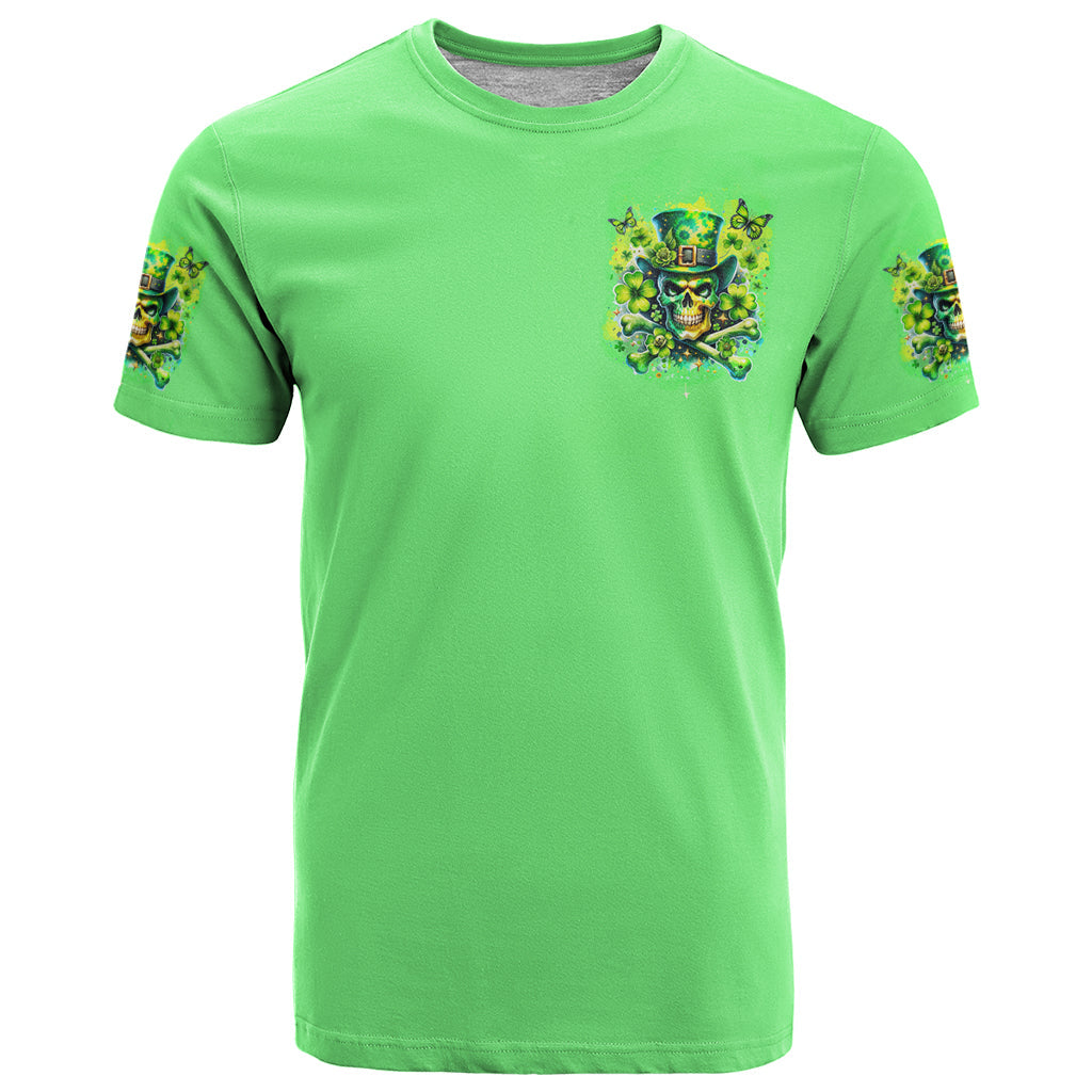 Irish Skull T-Shirt I'm Not Anti Social I'm Just Not User Friendly Graphic Tee