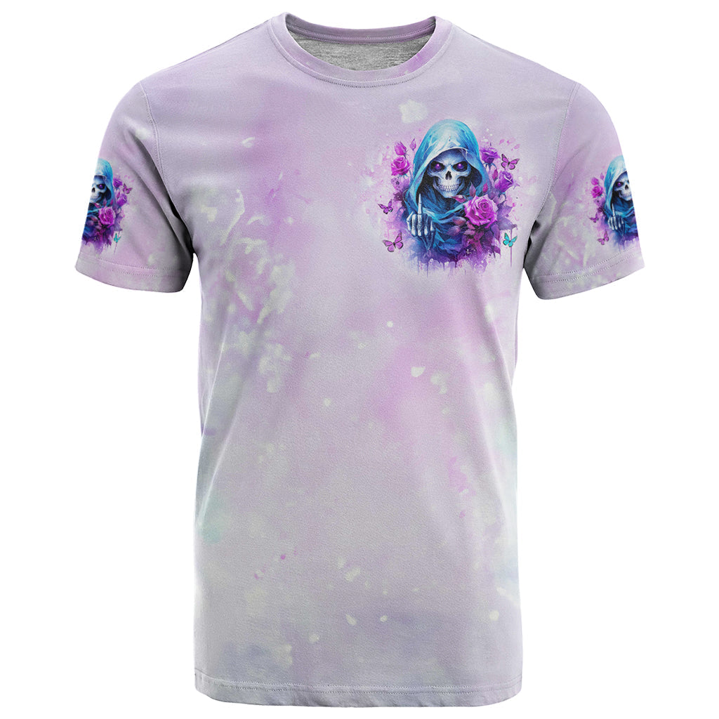 Rose Skull T-Shirt I'm Not Always A Bitch Just Kidding Go Fuck Yourself Graphic Tee
