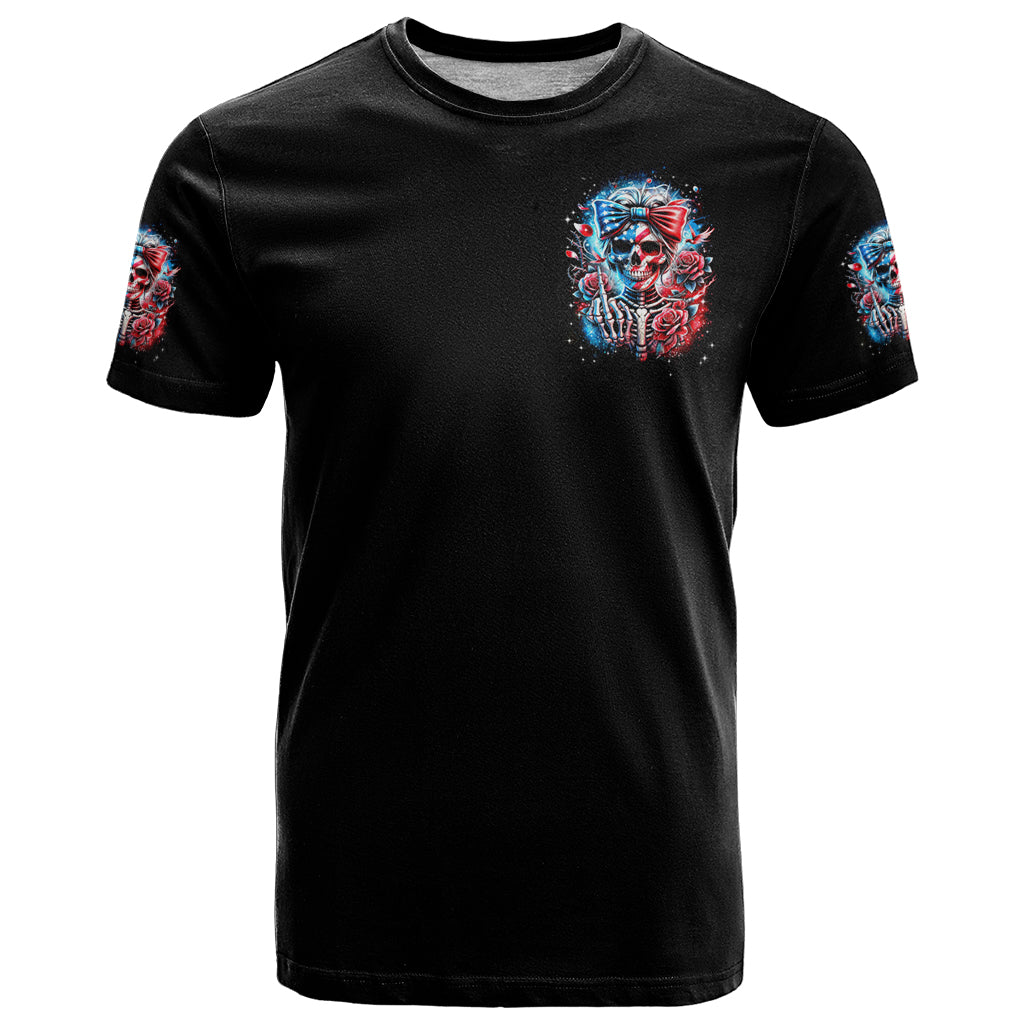 Lady Skull T-Shirt Yes I'm A Bitch But Not Your Graphic Tee