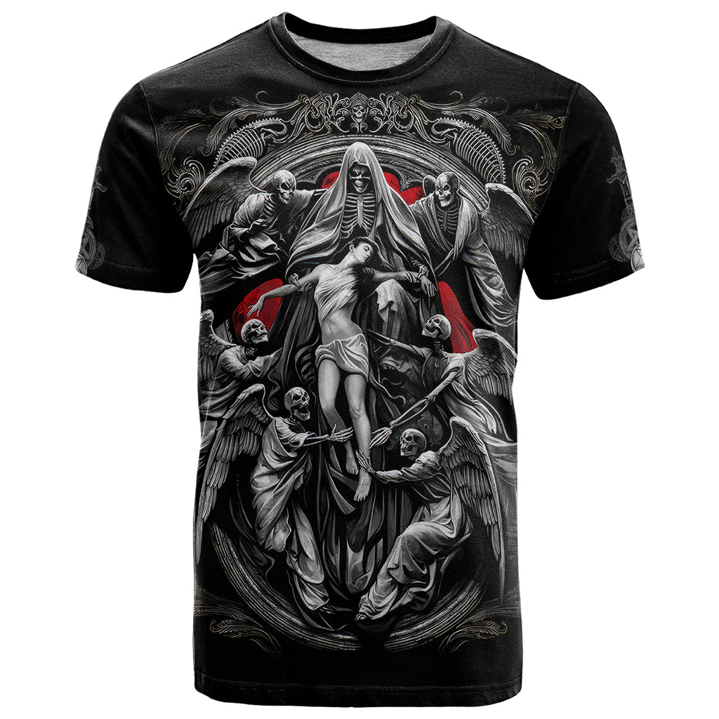 Skull T-Shirt Ethereal Reapers Skull-Faced Death Angels Graphic Tee