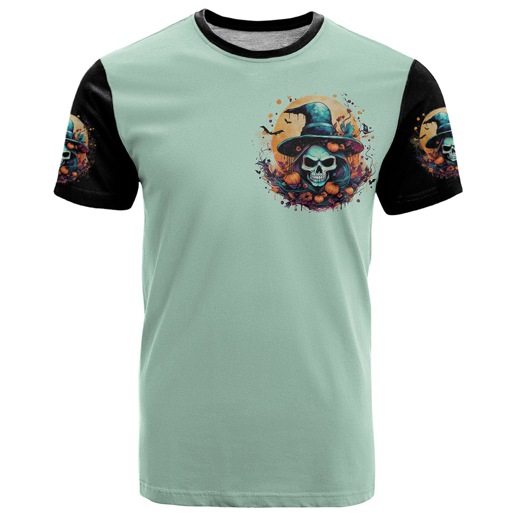 Witch Skull T-Shirt Buckle Up Buttercup You Just FLipped My Witch Switch Graphic Tee