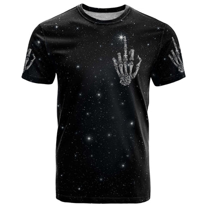 Sad Skull T-Shirt Don't Ever Try To Judge Me Dude Graphic Tee