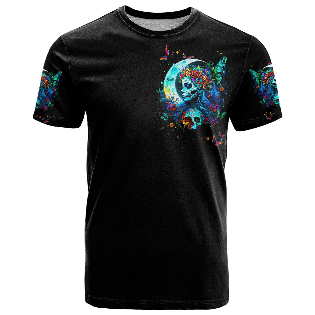 Fairy Skull T-Shirt Just The Woman Who Loves Skull And Tattoo Graphic Tee