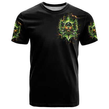 Doule Skull T-Shirt Angel To Some Demon To Most Graphic Tee