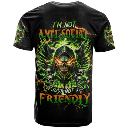 Doule Skull T-Shirt Angel To Some Demon To Most Graphic Tee
