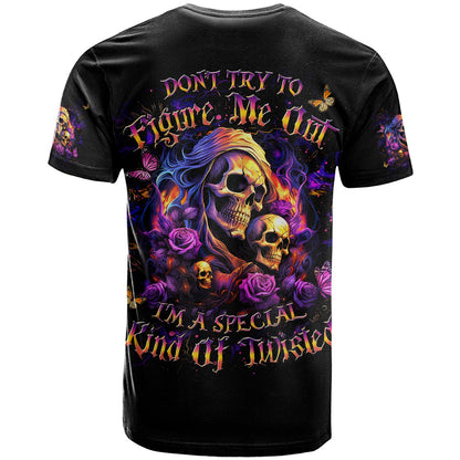 Irish Skull T-Shirt Good Girl Drinve Wine, Badass Girl Chug Beer Graphic Tee