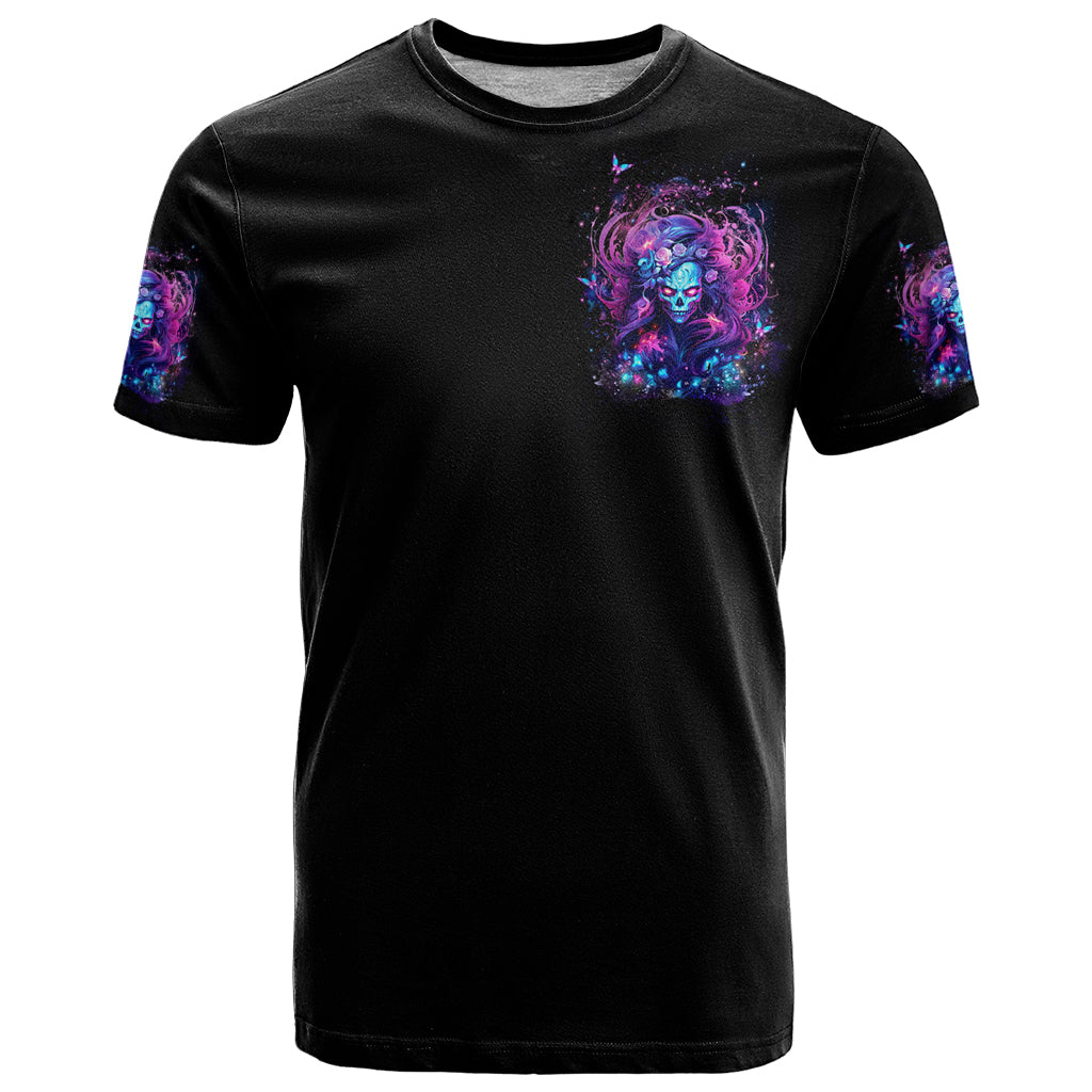 Lady Skull T-Shirt I'm Not Anti Social I'm Just Not User Friendly Graphic Tee