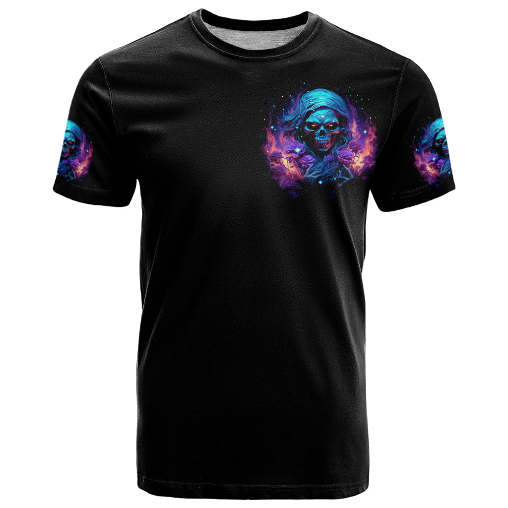 Flame Skull T-Shirt Its Not How Crazy I Am But How Much I enjoy It That Makes Me Dangeous Graphic Tee