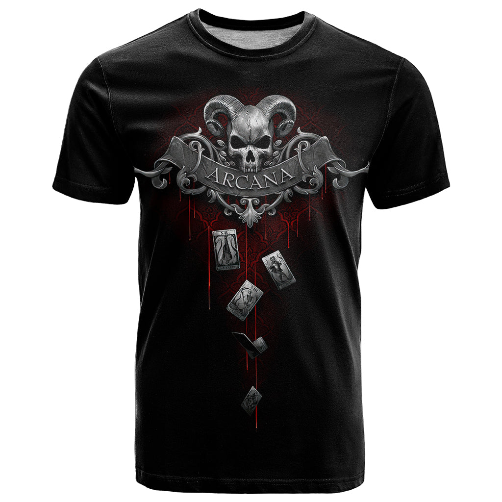 Skull T-Shirt Death Reaper Arcana Graphic Tee