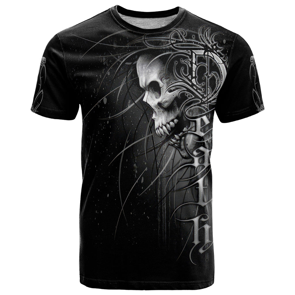 Skull T-Shirt Skull Death Forever Graphic Tee