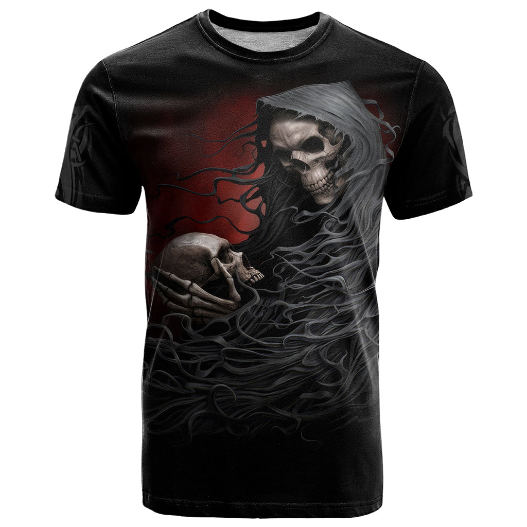 Skull T-Shirt Death Angel Hold Skull Graphic Tee