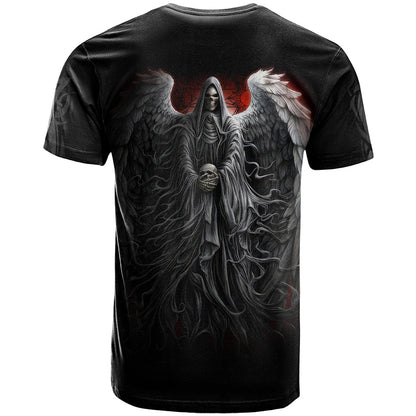 Skull T-Shirt Death Angel Hold Skull Graphic Tee