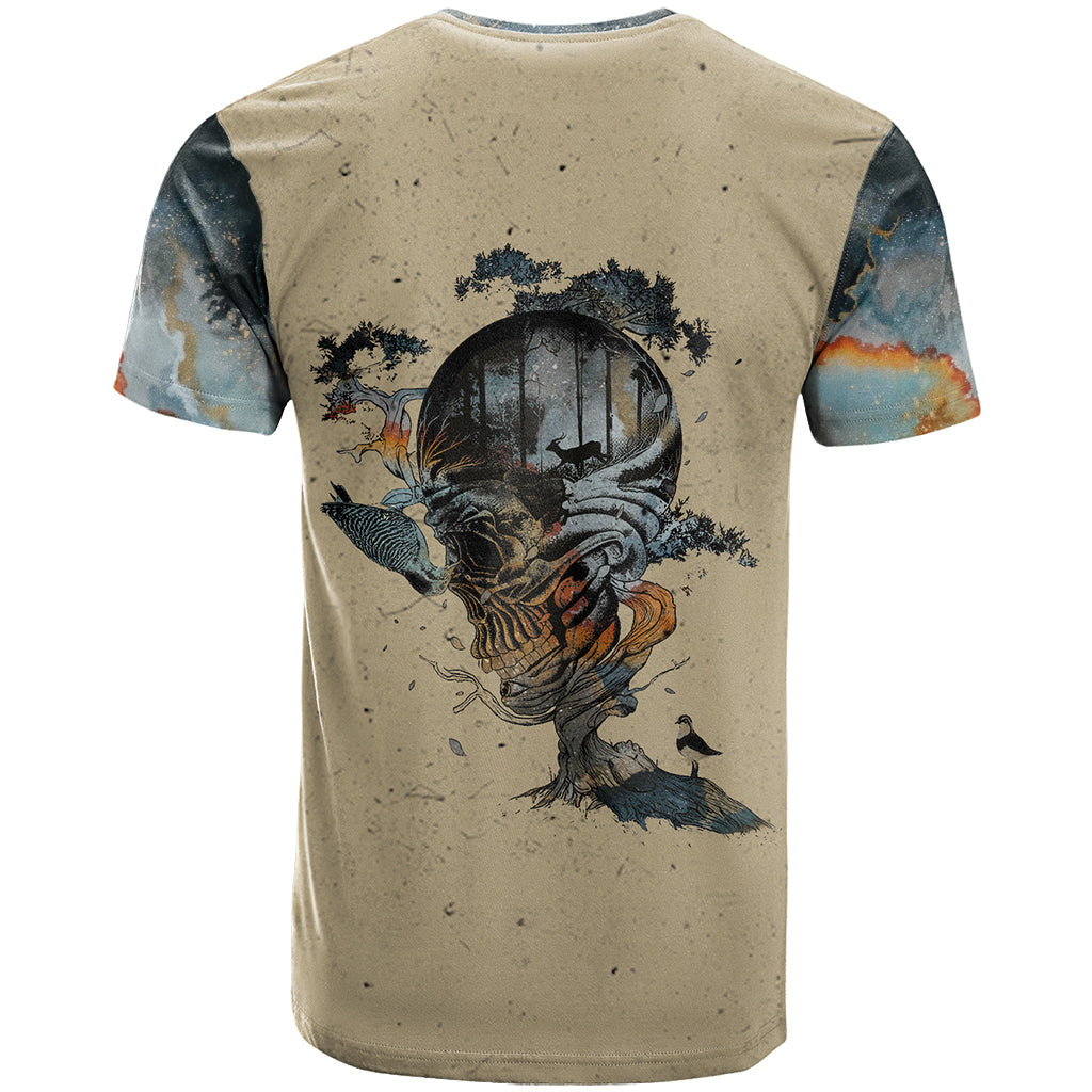 Skull T-Shirt Hello Darkness My Old Friend Graphic Tee