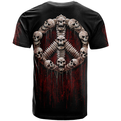 Reaper T-Shirt Uncle Death Angel Peace Skull Graphic Tee