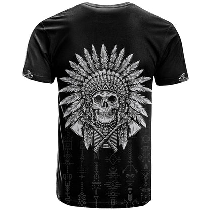 Skull T-Shirt Chief Skeleton Graphic Tee