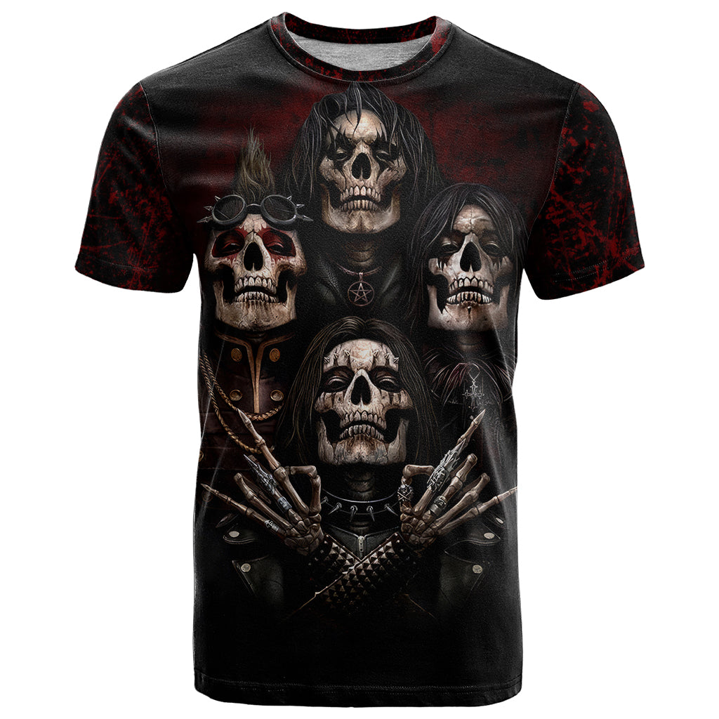 Skull T-Shirt Boy Band Queen Graphic Tee