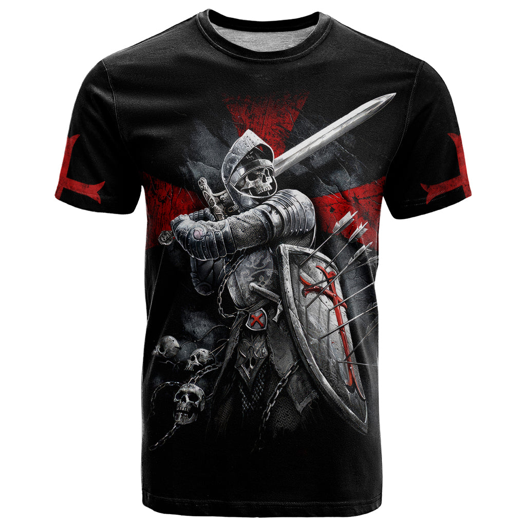 Skull T-Shirt Death Skull Crusader Graphic Tee