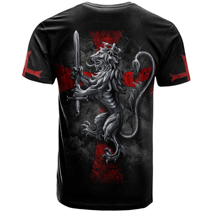 Skull T-Shirt Death Skull Crusader Graphic Tee