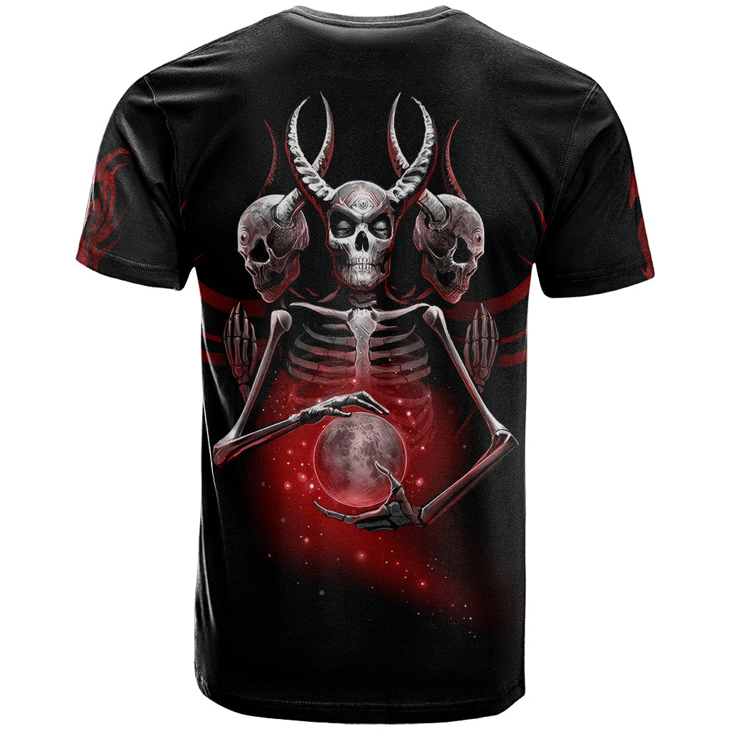 Skull T-Shirt Prayer Skull Graphic Tee
