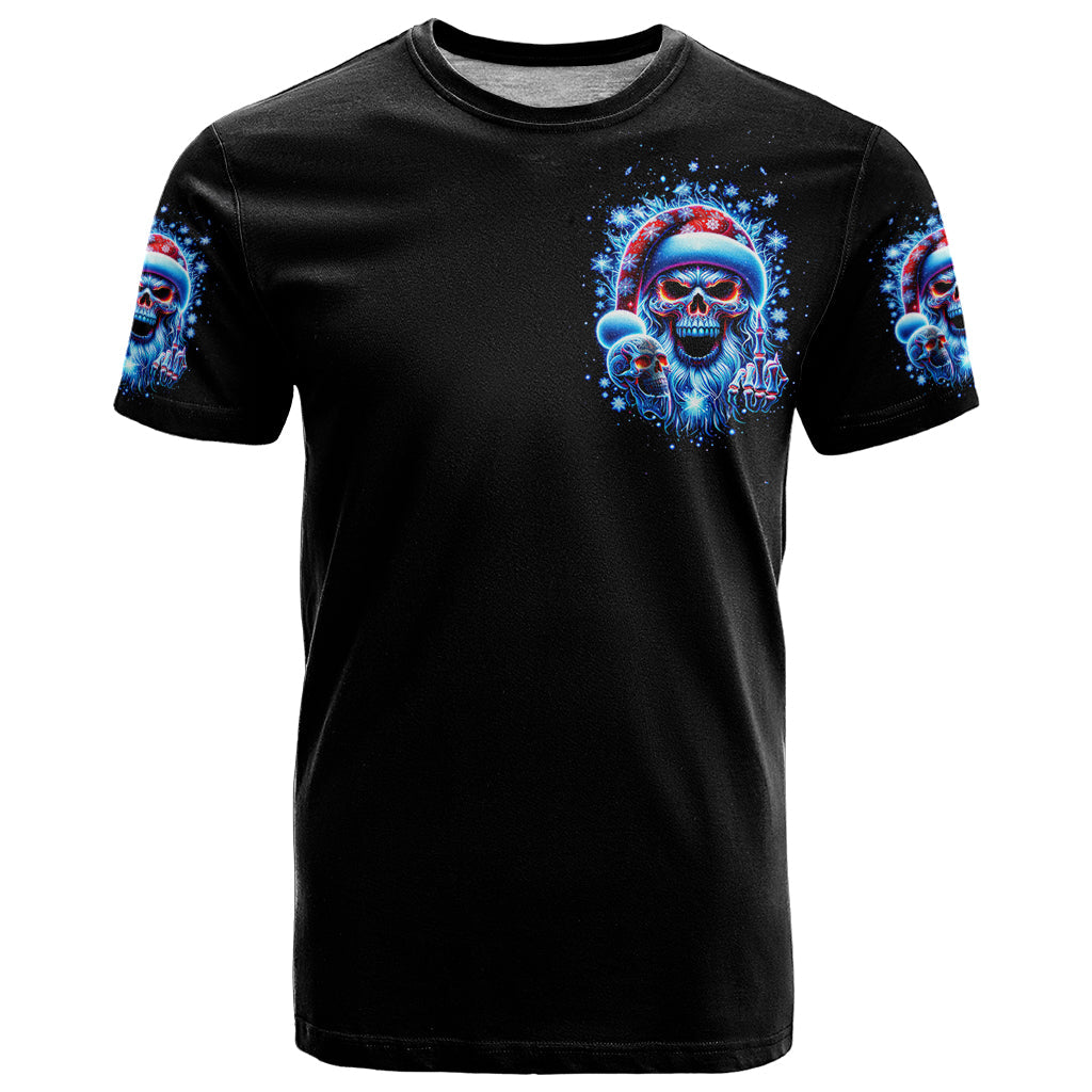 Skull Santa Claus T-Shirt One Day Say Fuck Itt All And Let My Demons Out Graphic Tee