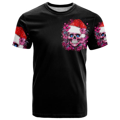 Skull Santa Claus T-Shirt I'm So Good Santa Came Juice Graphic Tee