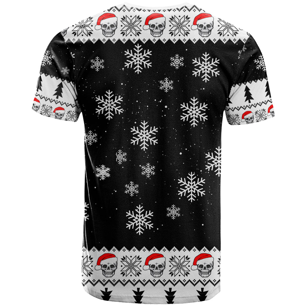 Skull Santa T-Shirt Tree Skull Santa Ugly Christmas Graphic Tee