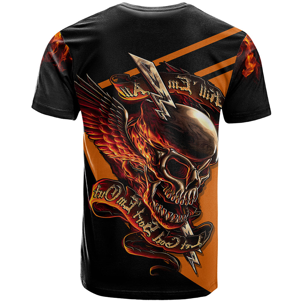 Wings Skull T-Shirt Kill Them All Graphic Tee