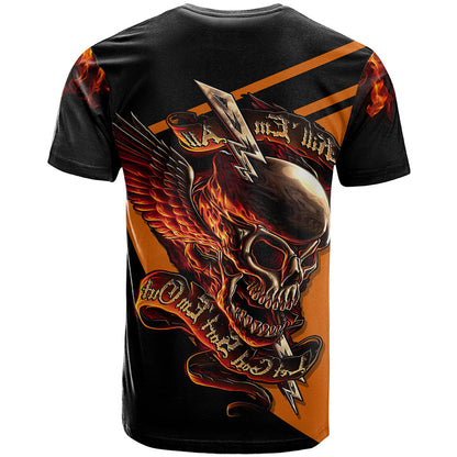 Wings Skull T-Shirt Kill Them All Graphic Tee