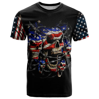 American Skull T-Shirt Nice To Meet You Im The Coach Graphic Tee