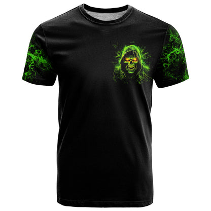 Thunder Skull T-Shirt Satan Still Has A Restrainning Order Against Me Graphic Tee