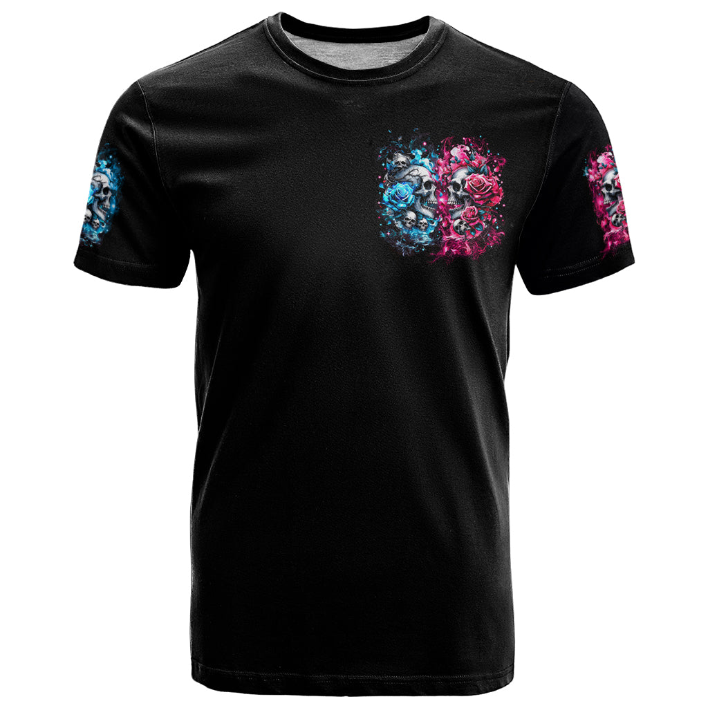 Couple Skull T-Shirt Don't Try To Figure Me Out I'm Special Graphic Tee