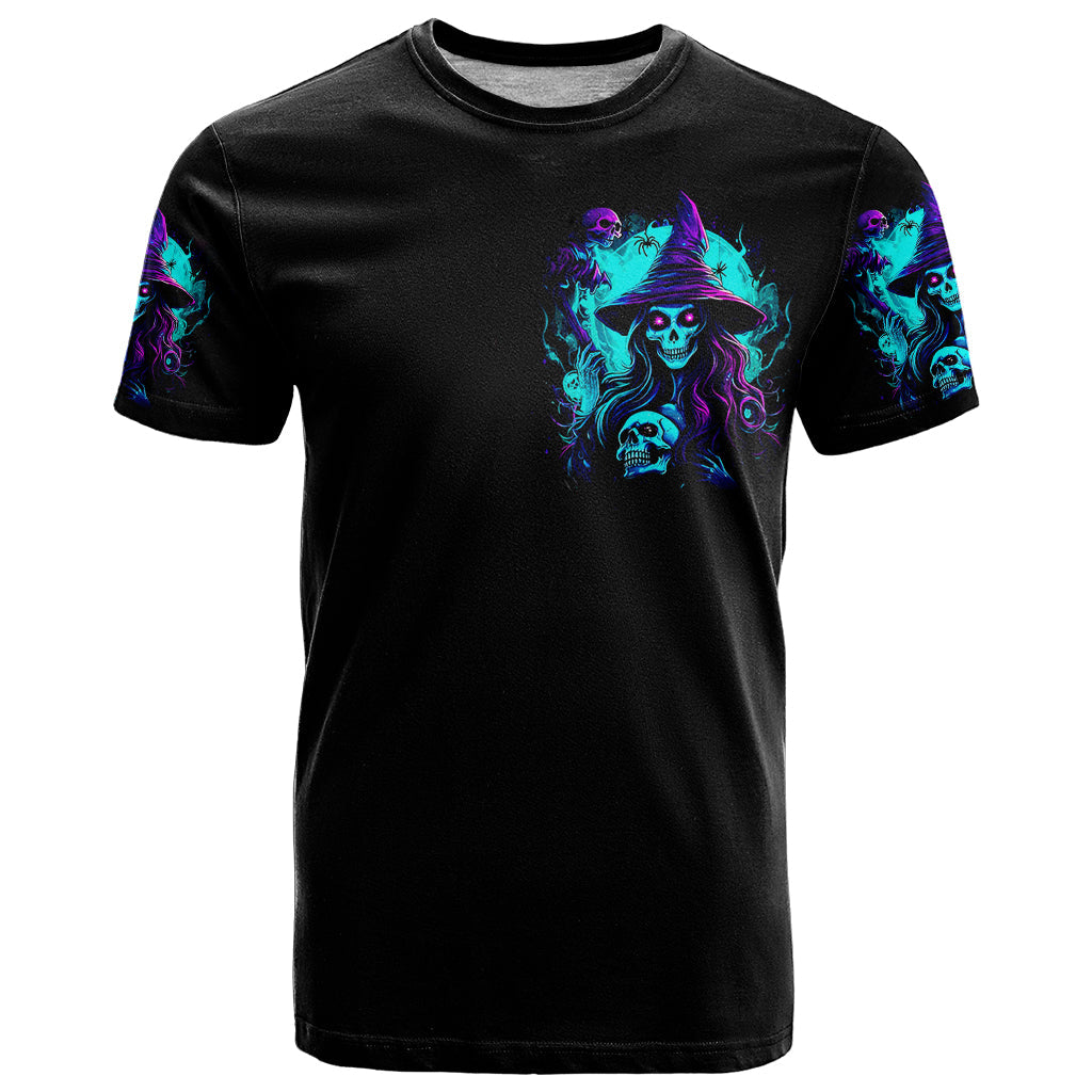 Witch Skull T-Shirt In A World Full Of Princess Be A Witch Graphic Tee