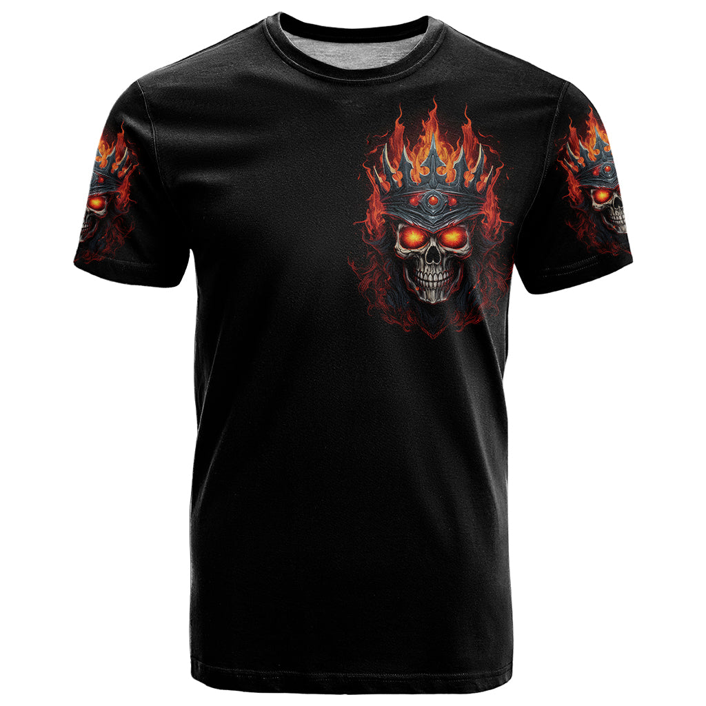 King Skull T-Shirt Don't Make Me Mad Then Tell Me To Calm Down Graphic Tee