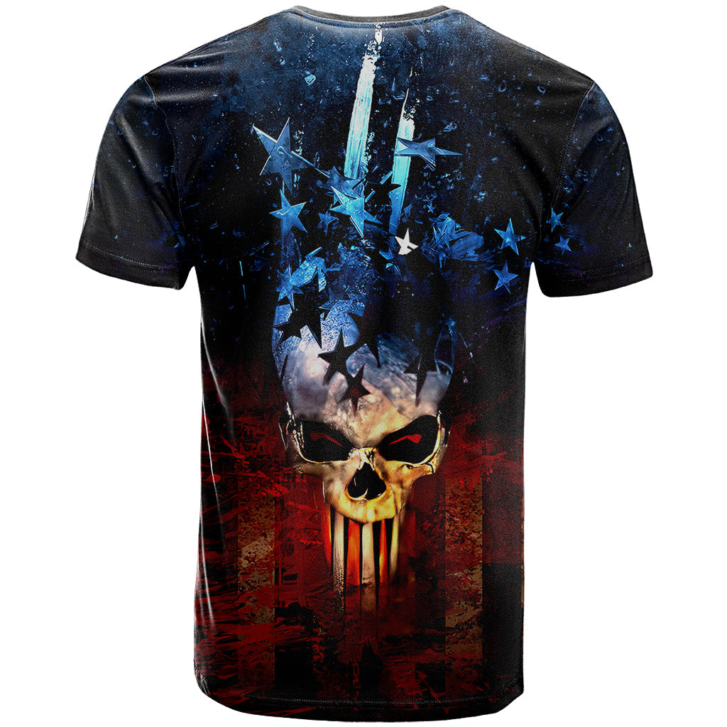 Vintage Skull T-Shirt American Skull Vintage Graphic Tee
