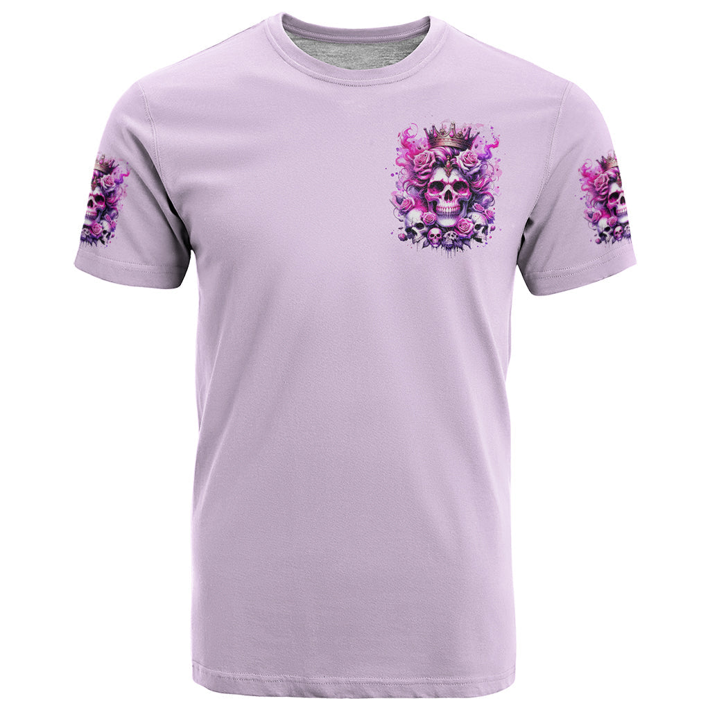 Rose Skull T-Shirt Bitch I'm The Fucking Queen Graphic Tee