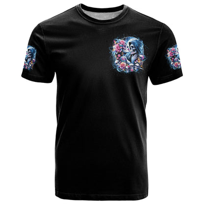 Couple Skull T-Shirt From Our Firse Kiss Graphic Tee